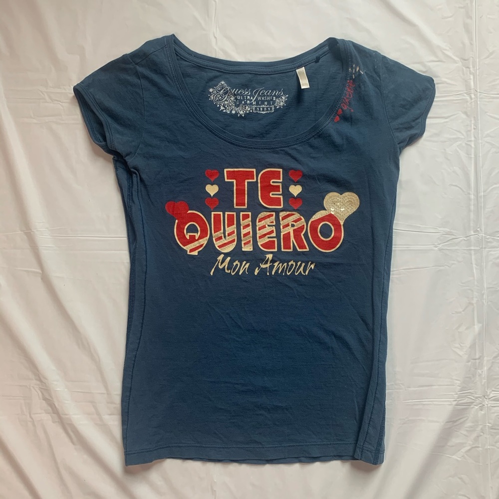 Guess jeans graphic tee